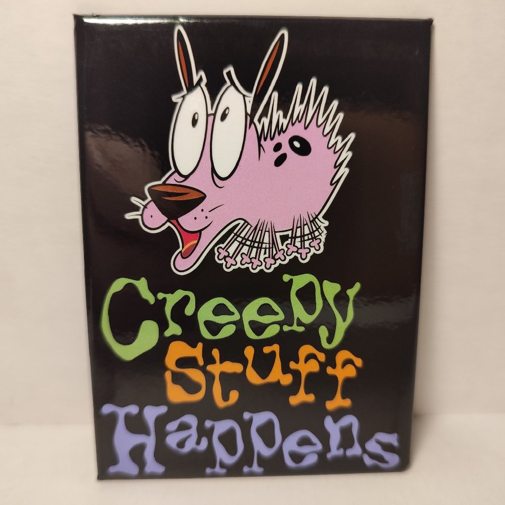 Courage The Cowardly Dog Creepy Stuff Happens Fridge Magnet Kitchen Decor
